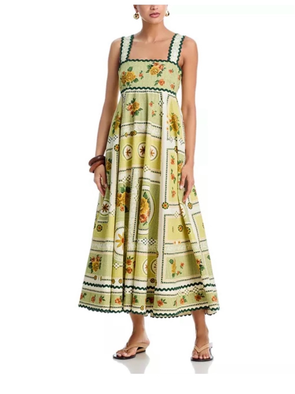 Alemais Green Floral Patchwork Maxi Dress
Posted on depop(vickie6531) for less